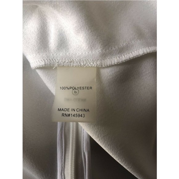 Chelsea & Walker White Draped Top Size 0 US XS - Picture 6 of 7